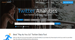 Desktop Screenshot of exporttweet.com
